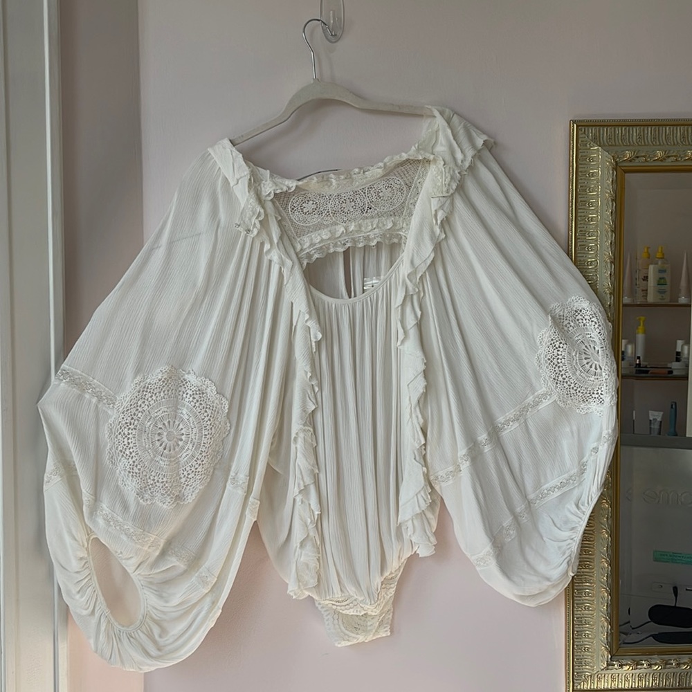 NWT Free people boho bodysuit XS